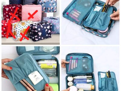 *Big size Make up bags organizer mixed colors*