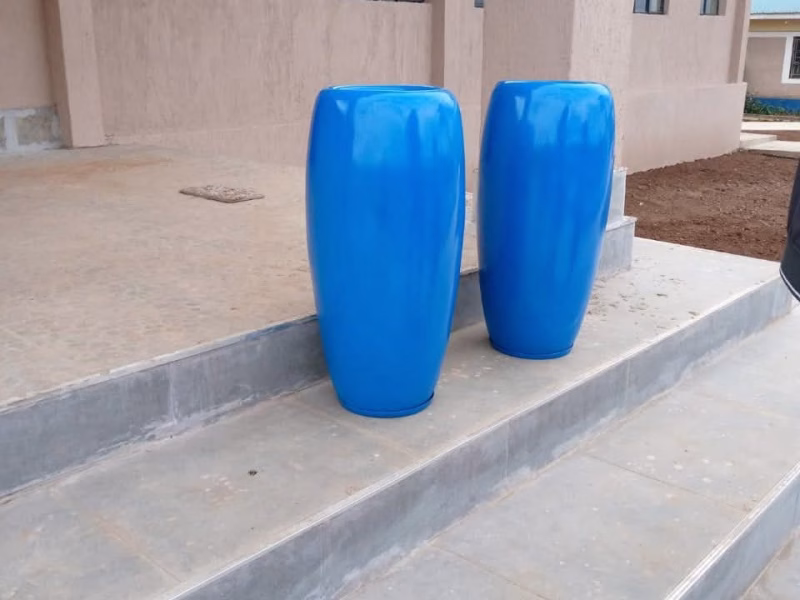 Canna fibre flower pot