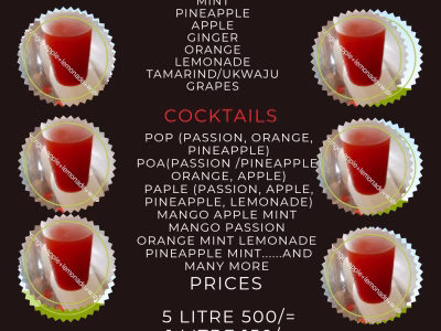 Fresh fruit juices
