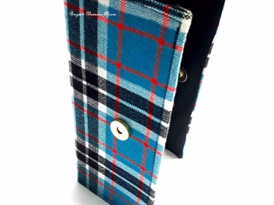 Ladies blue maasai clutch bag