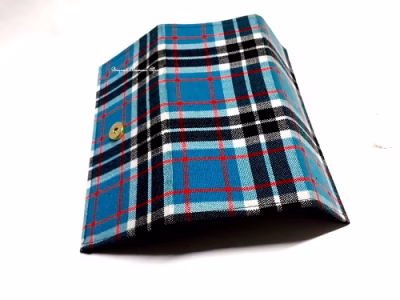 Ladies blue maasai clutch bag