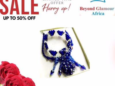 Women's blue jewelry set very fashionable to have
