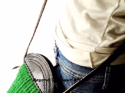 Women's green sisal very fashionable