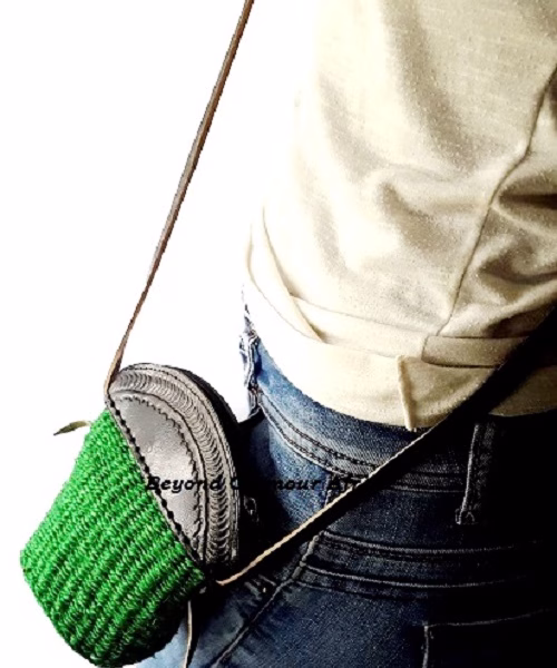 Women's green sisal very fashionable