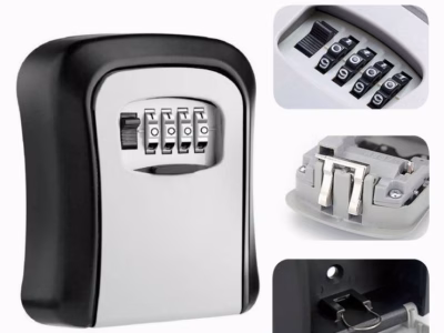 Wall mounted safe key box