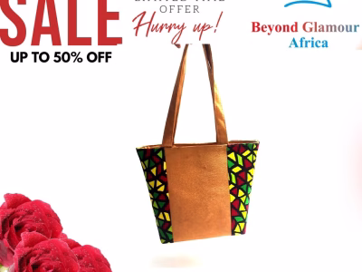 Women's Ankara basket bag easy and comfortable to carry