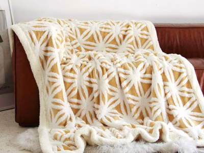 Thick Sherpa throw blankets