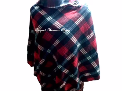 Women's multi colored poncho