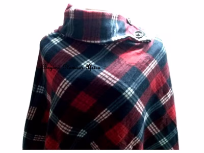 Women's multi colored poncho