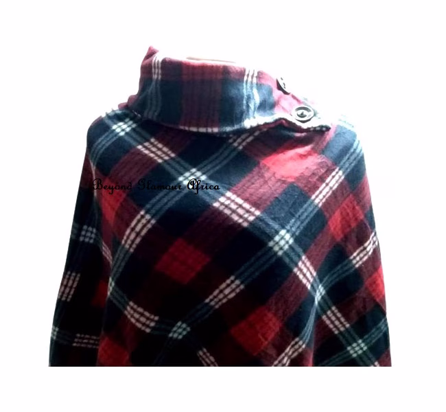 Women's multi colored poncho