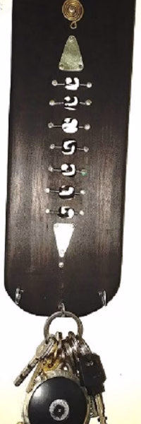 A black wall key holder very fashionable to have