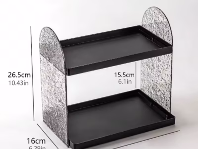 Acrylic cosmetics organizer