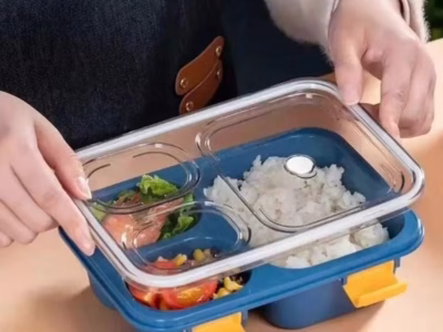 3-slot lunch box