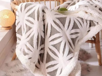 Thick Sherpa throw blankets
