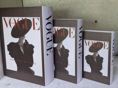 Custom Artificial Designer Faux Books.