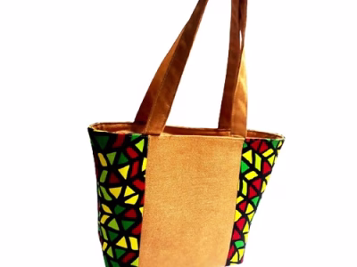 Women's Ankara basket bag easy and comfortable to carry