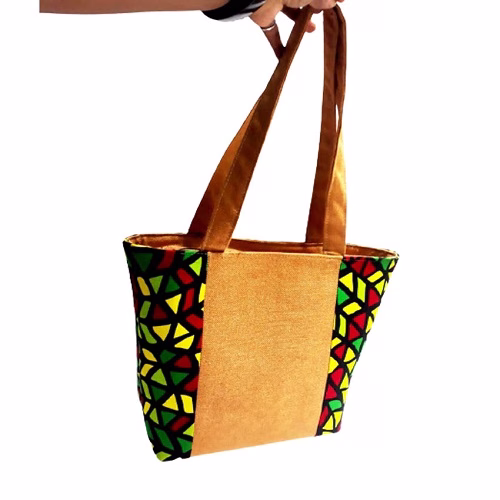 Women's Ankara basket bag easy and comfortable to carry
