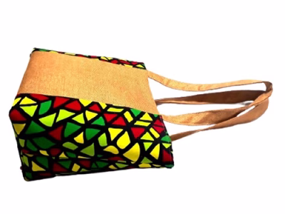 Women's Ankara basket bag easy and comfortable to carry