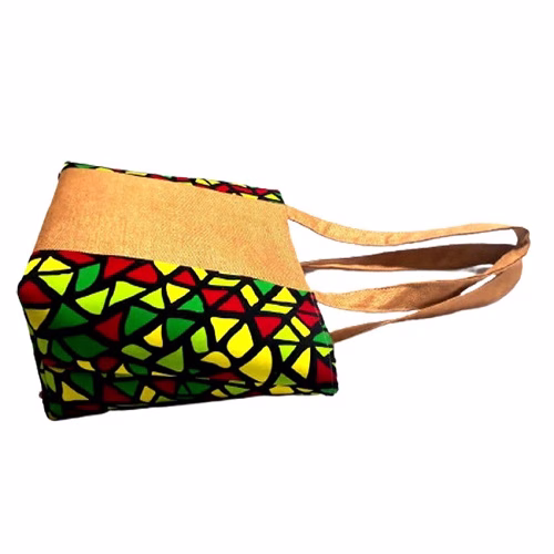 Women's Ankara basket bag easy and comfortable to carry