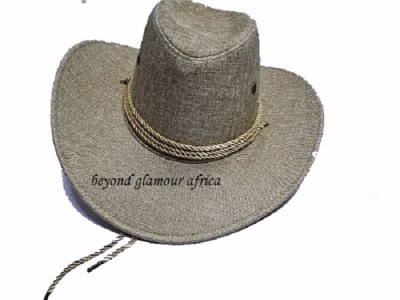 Men's grey cowboy hat very fashionable to have