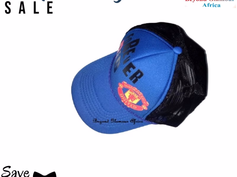 A blue Manchester United mesh cap very fashionable to have