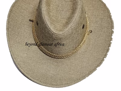 Men's grey cowboy hat very fashionable to have