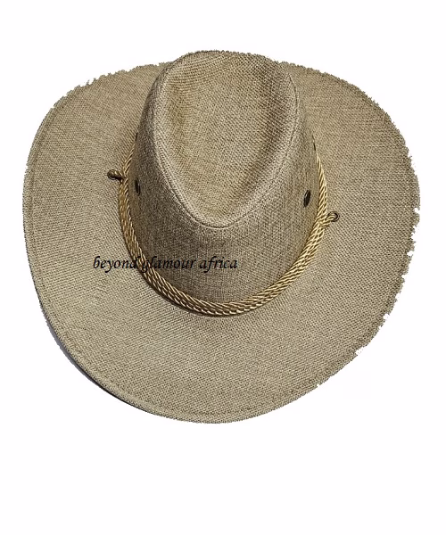 Men's grey cowboy hat very fashionable to have