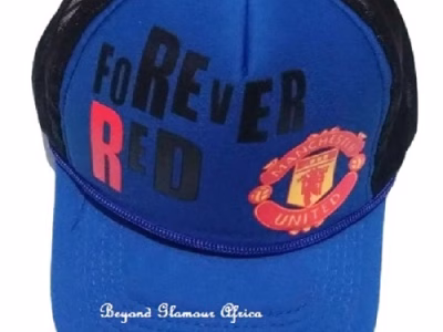 A blue Manchester United mesh cap very fashionable to have