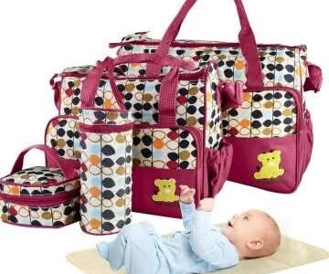 5 Pieces baby Set Bag