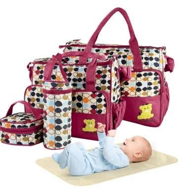 5 Pieces baby Set Bag