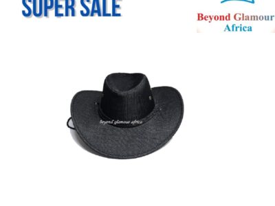 Men's black cowboy hat very fashionable to have