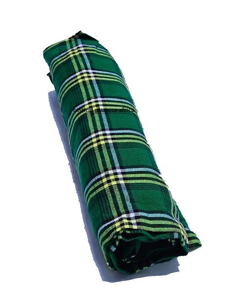 A green maasai shuka very warm to have