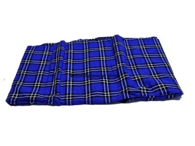 A royal blue maasai shuka very fashionable and durable to have