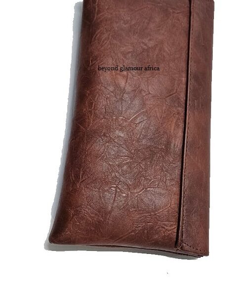 Ladies beige cotton shawl and brown clutch bag combo very fashionable