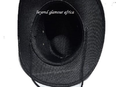 Men's black cowboy hat very fashionable to have