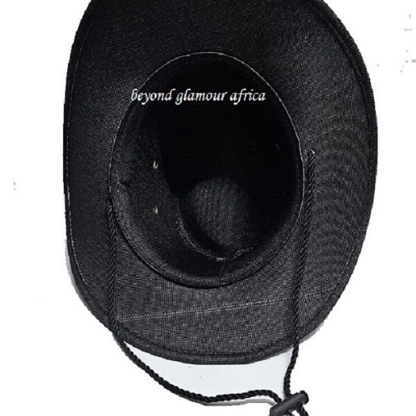 Men's black cowboy hat very fashionable to have