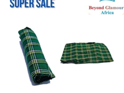 A green maasai shuka very warm to have