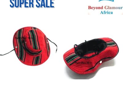 A multicolored sunhat very fashionable and comfortable to have