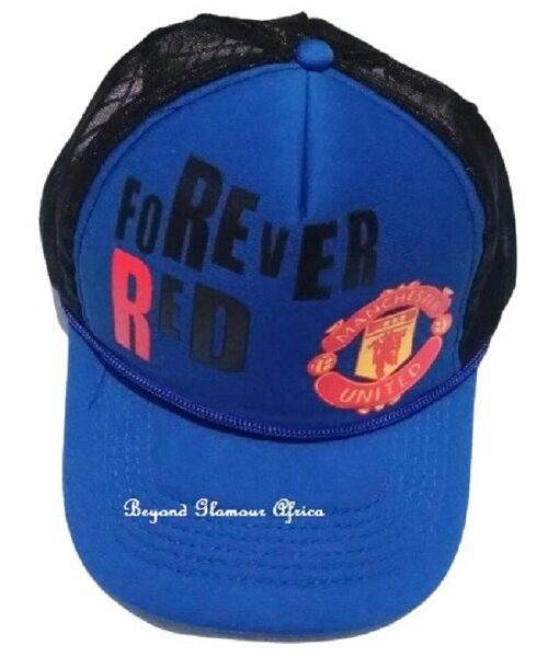 A blue Manchester united meshcap
