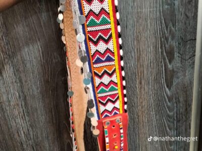 Maasai belts, necklaces and bracelets