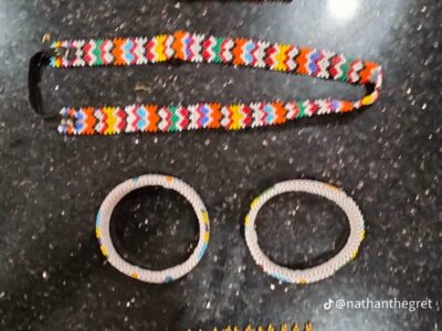 Maasai belts, necklaces and bracelets