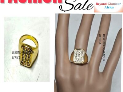 Men's golden silver ring very comfortable to have