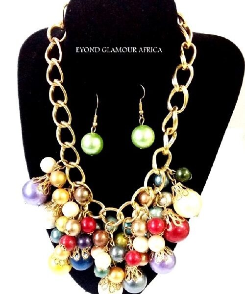 Women multicolored jewelry set very fashionable